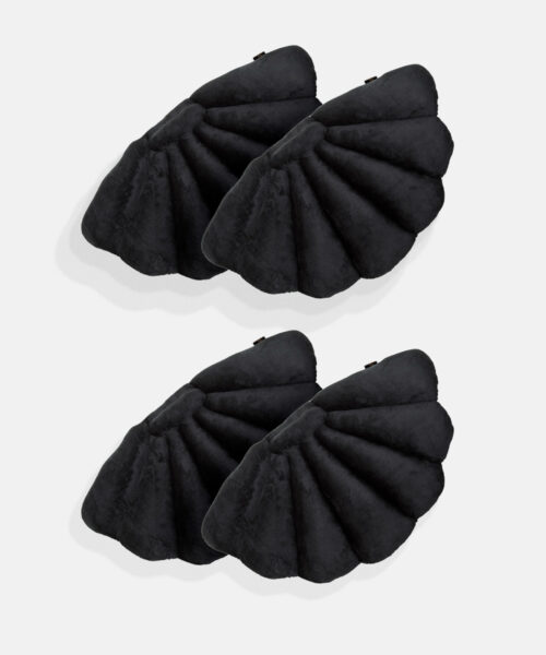 Shell Cushion Black 4-pack-1