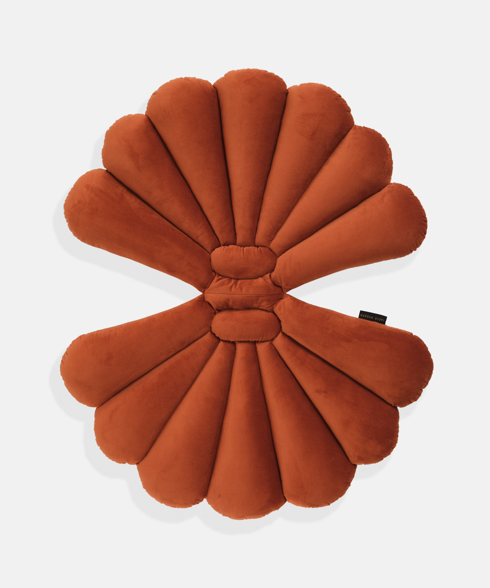 Shell-Cushion-Terracotta-2 Shell Cushion Terracotta-2