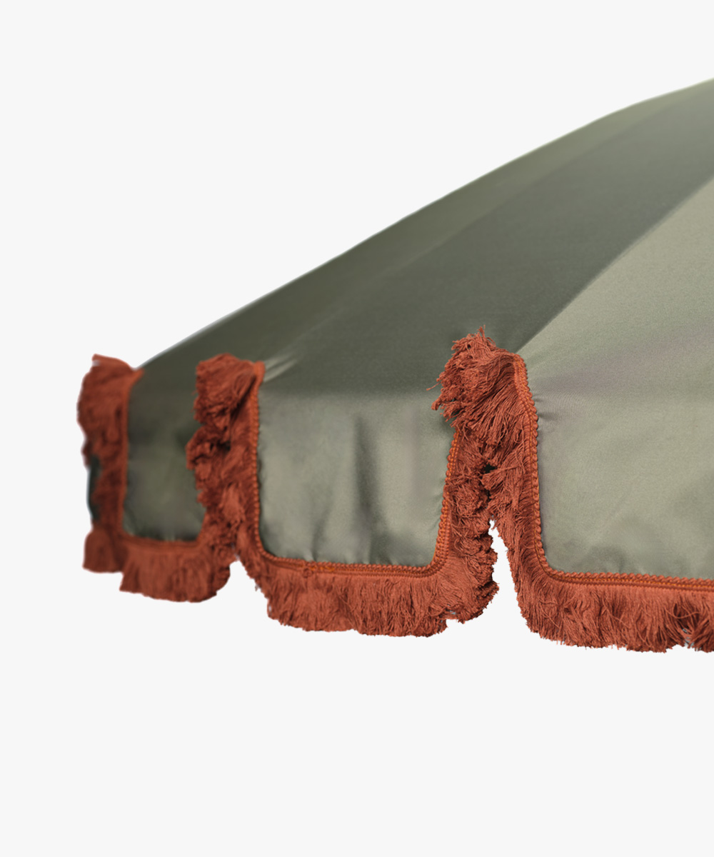 Umbrella-Eucalyptus---teracotta-fringe-2 Umbrella Eucalyptus - teracotta fringe-2