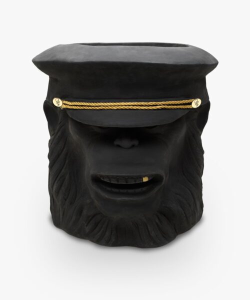 Monkey Face Pot Black Big-1