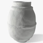 Urban silhouette pot white-1