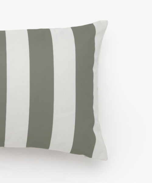 Outdoor Pillow Green/White-2