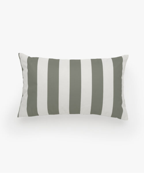 Outdoor Pillow Green/White-1