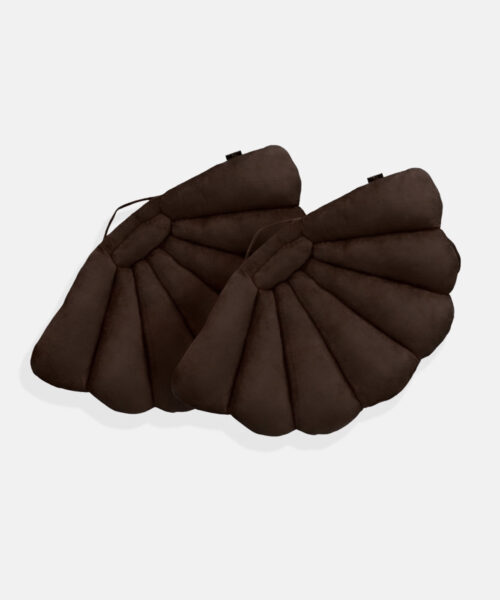 Muschelkissen Braun 2-Pack-1