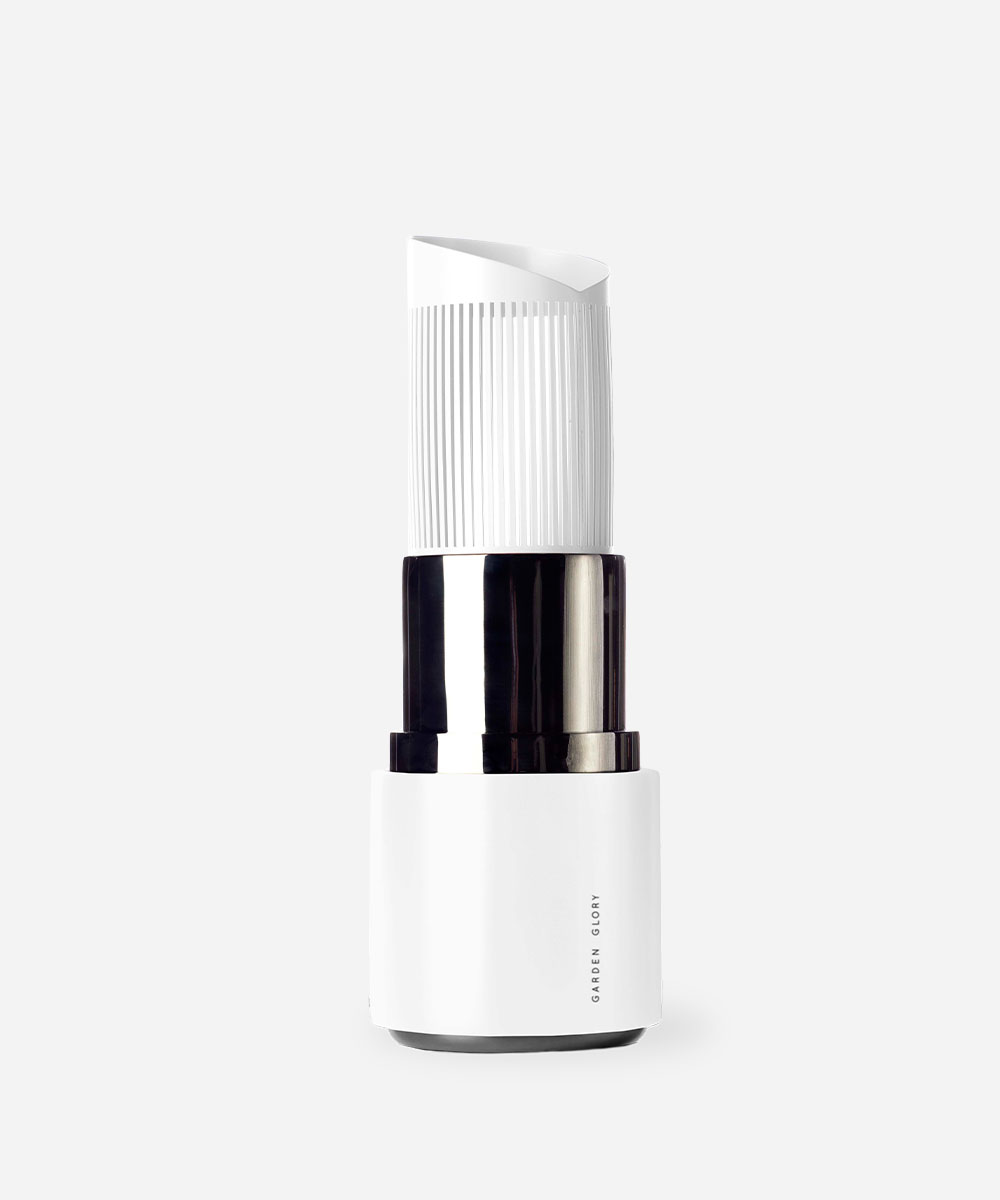 Lipstick Lantern White & Silver-1