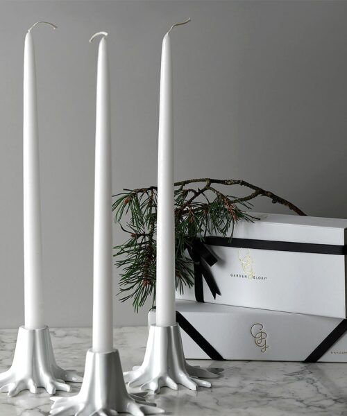Candle Holder "Mini Root" - Créme White-1