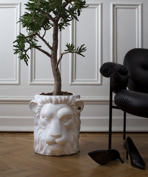 Pot White Lion, grand modèle