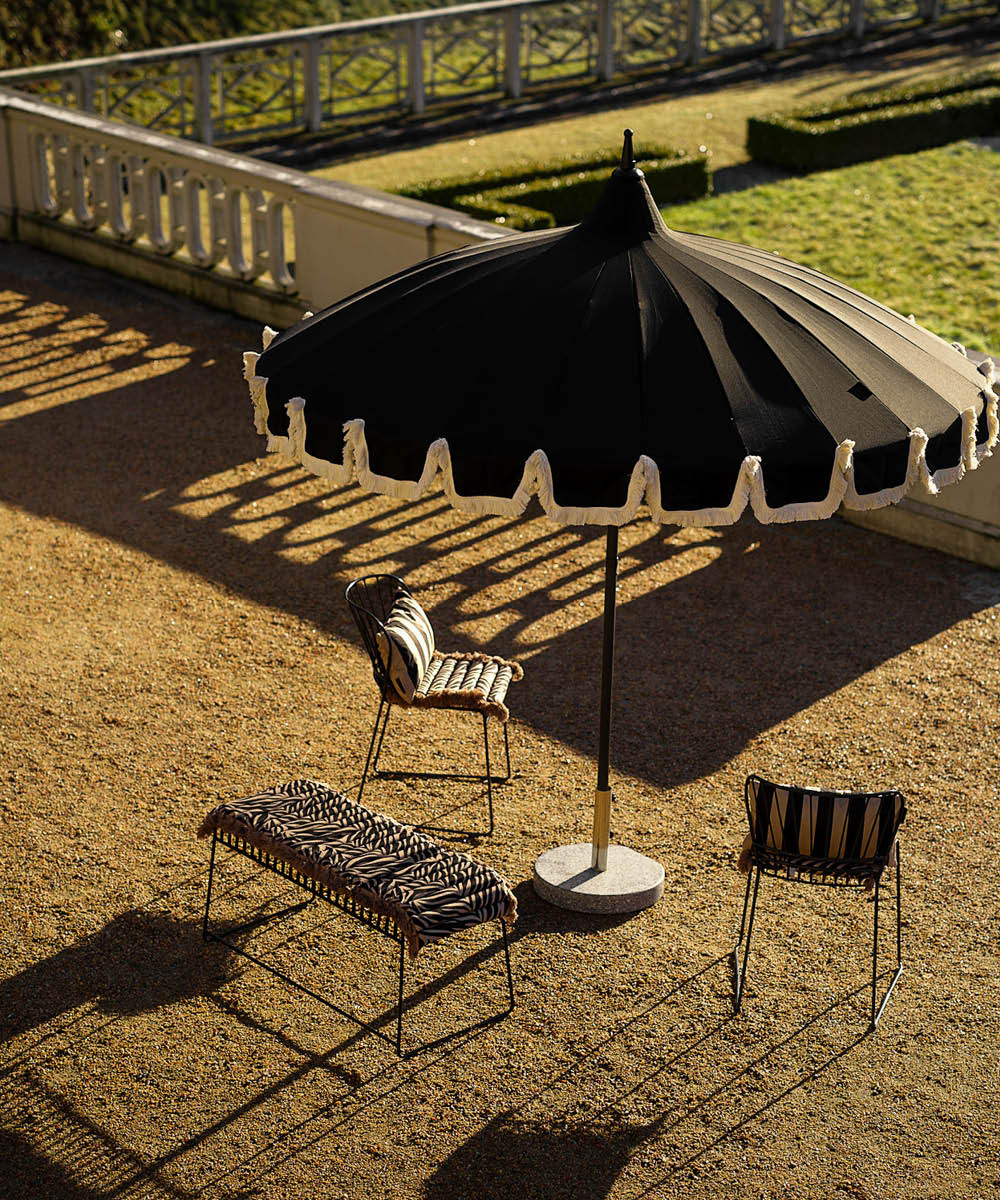Garden-Umbrella-with-fringe---black-7 Garden Umbrella with fringe - black-7