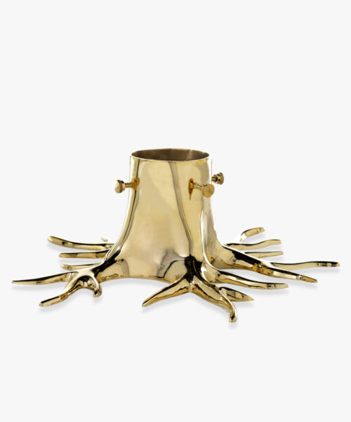 Christmas Tree Stand "The Root" - Gold-1