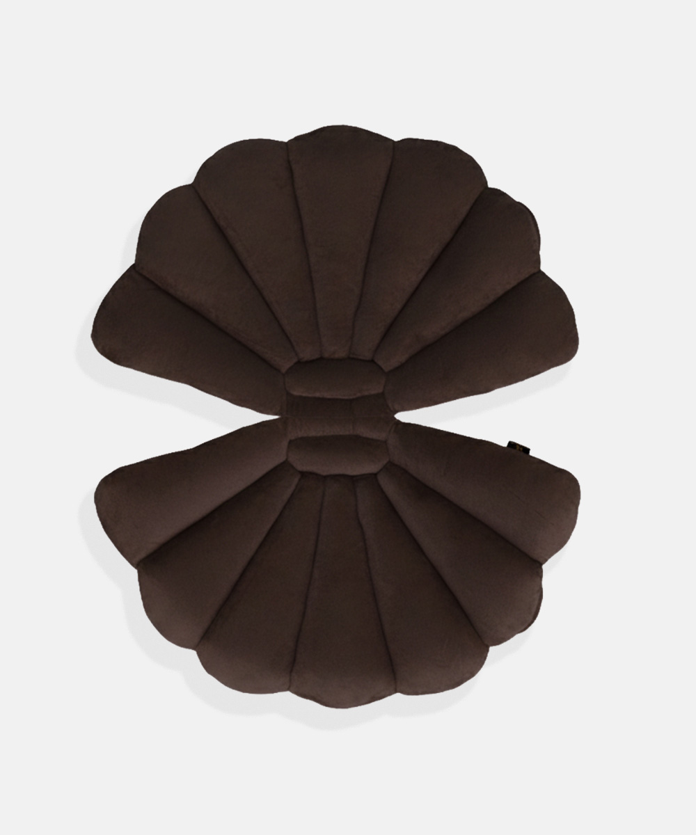 Shell-Cushion-Brown-2 Shell Cushion Brown-2