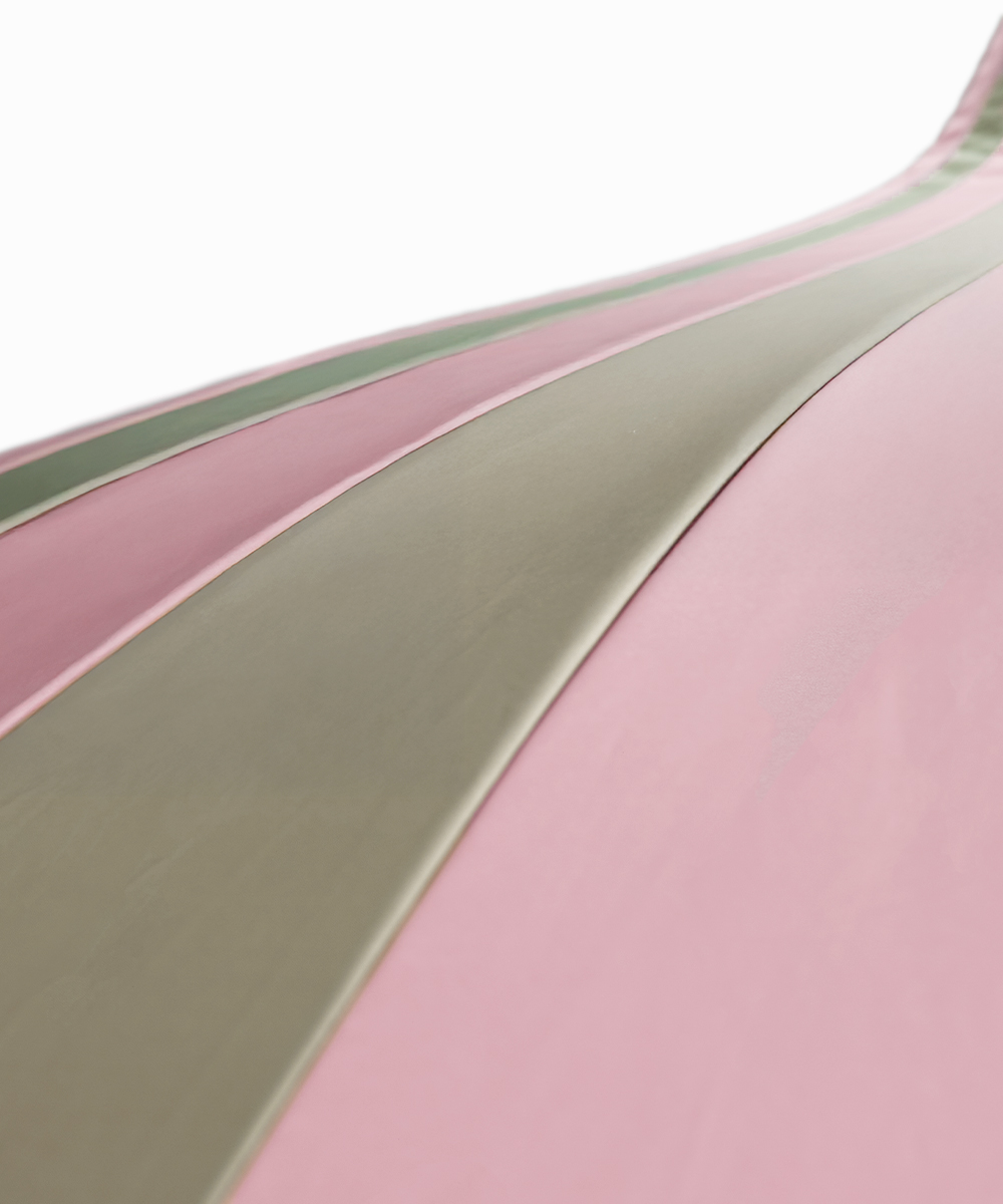 Garden-Umbrella-with-stripes---pink/beige-5 Garden Umbrella with stripes - pink/beige-5