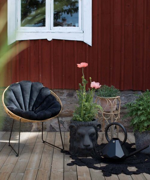 Black Shell Cushion-2