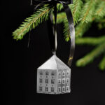 Gingerbread Ornaments 3-pack silver-1