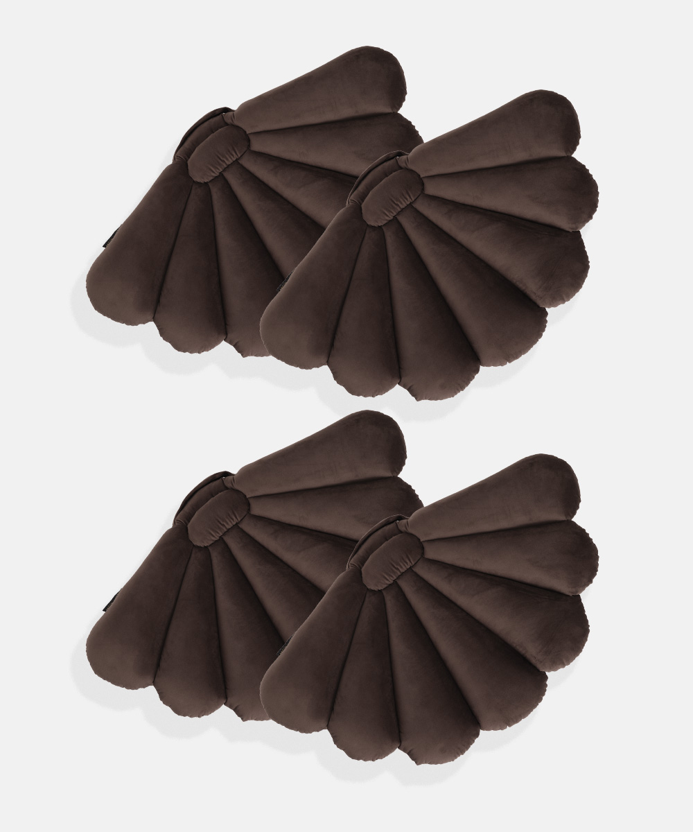 Shell-Cushion-Brown-4-pack-1 Shell Cushion Brown 4-pack-1