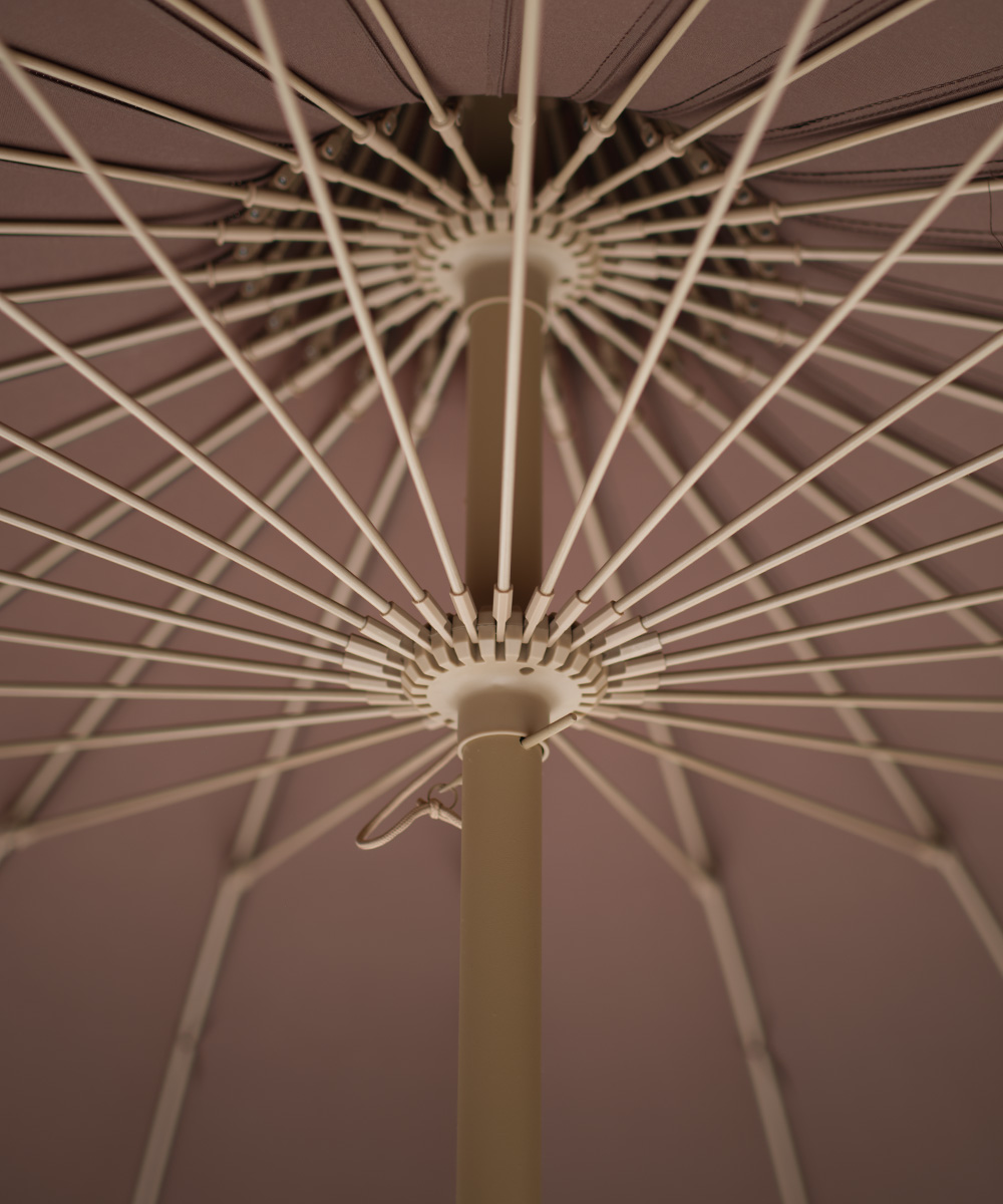 Garden-Umbrella-brown-–-with-beige-fringe-6 Garden Umbrella brown – with beige fringe-6