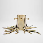 Christmas Tree Stand "The Root" - Gold-1