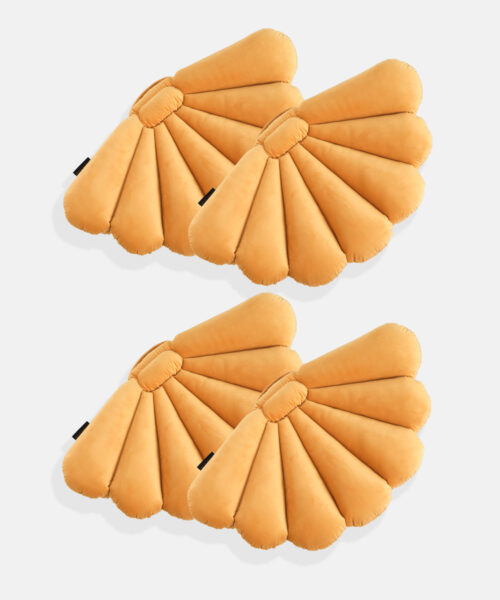 Snäckdyna saffransgul 4-pack-1