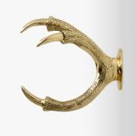 Gold wallmount claw