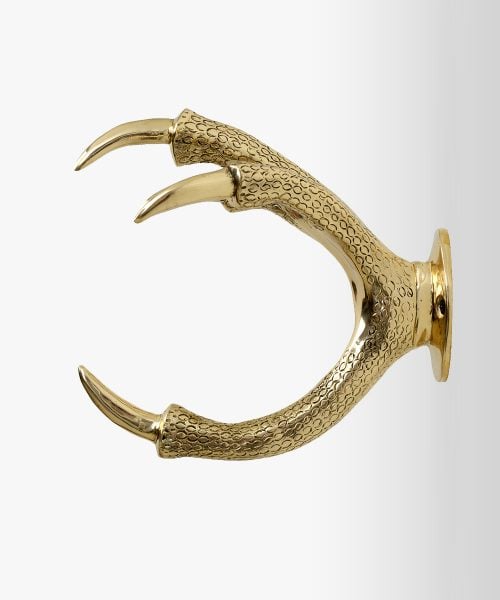 Gold wallmount claw