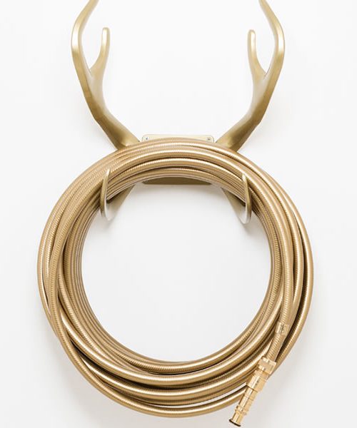 reindeer wall mount gold