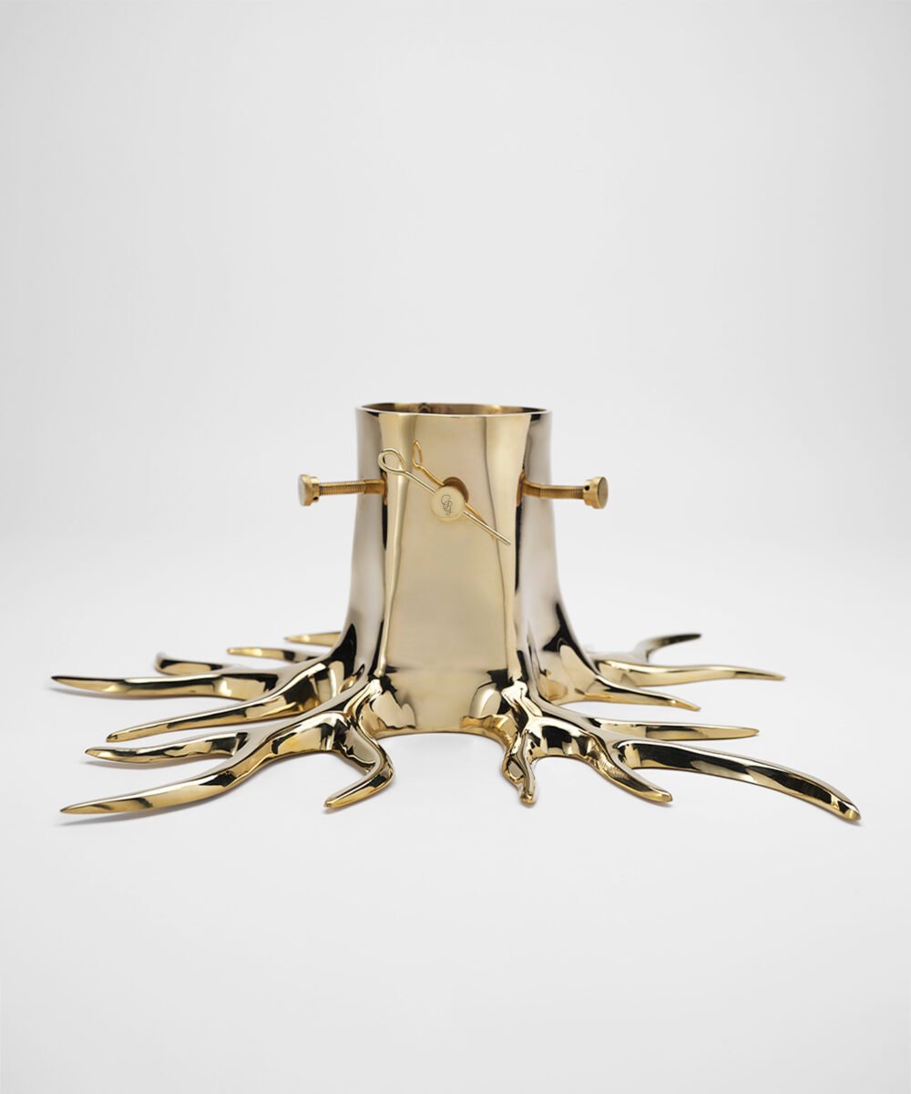 Christmas Tree Stand "The Root" - Gold-1