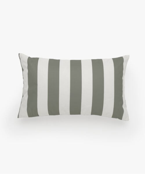 Outdoor Pillow Green/White-1