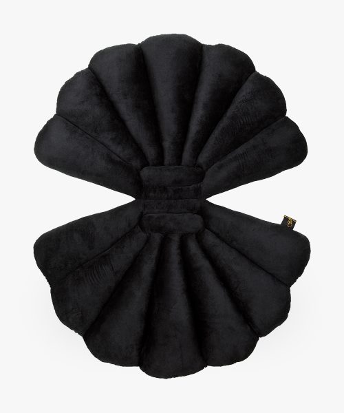 shell cushion black