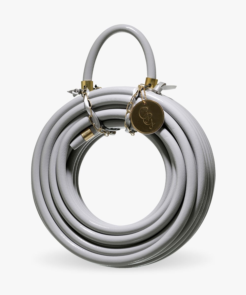 Graceful rock colored grey garden hose