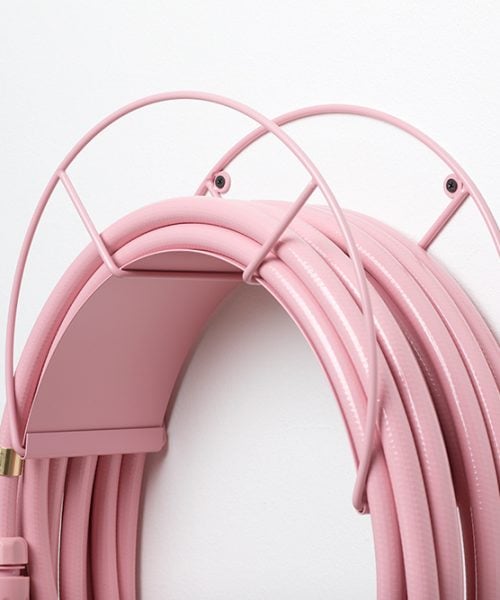 pink hose holder