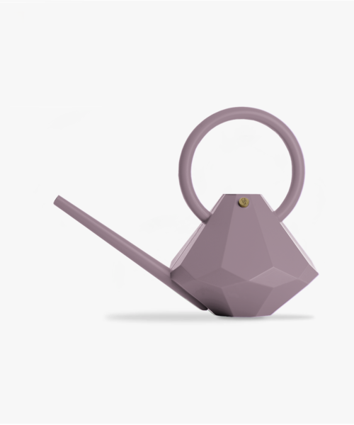 purple watering can