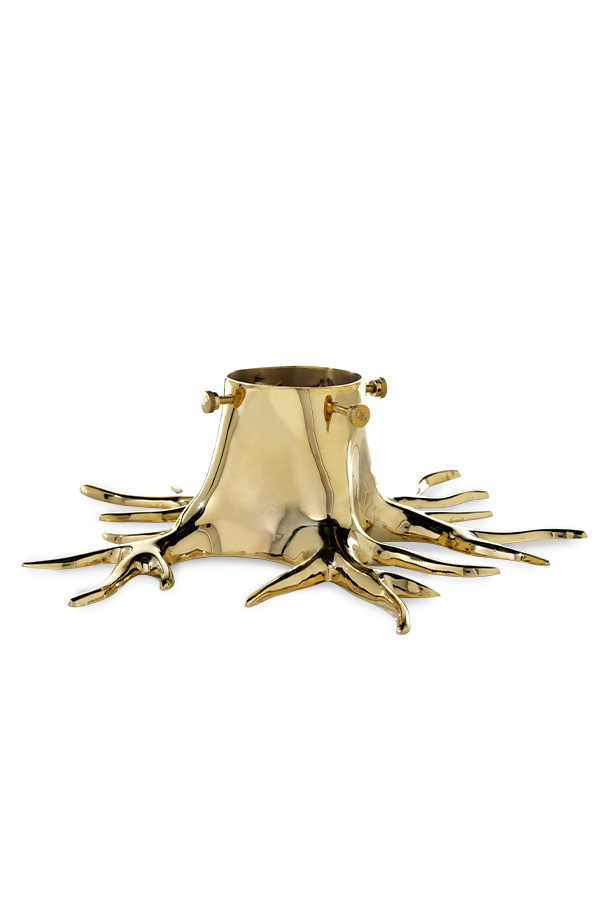 Christmas Tree Stand "The Root" - Gold-1