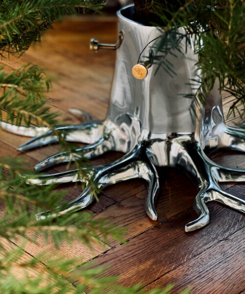 Christmas Tree Stand "The Root" - Silver-2