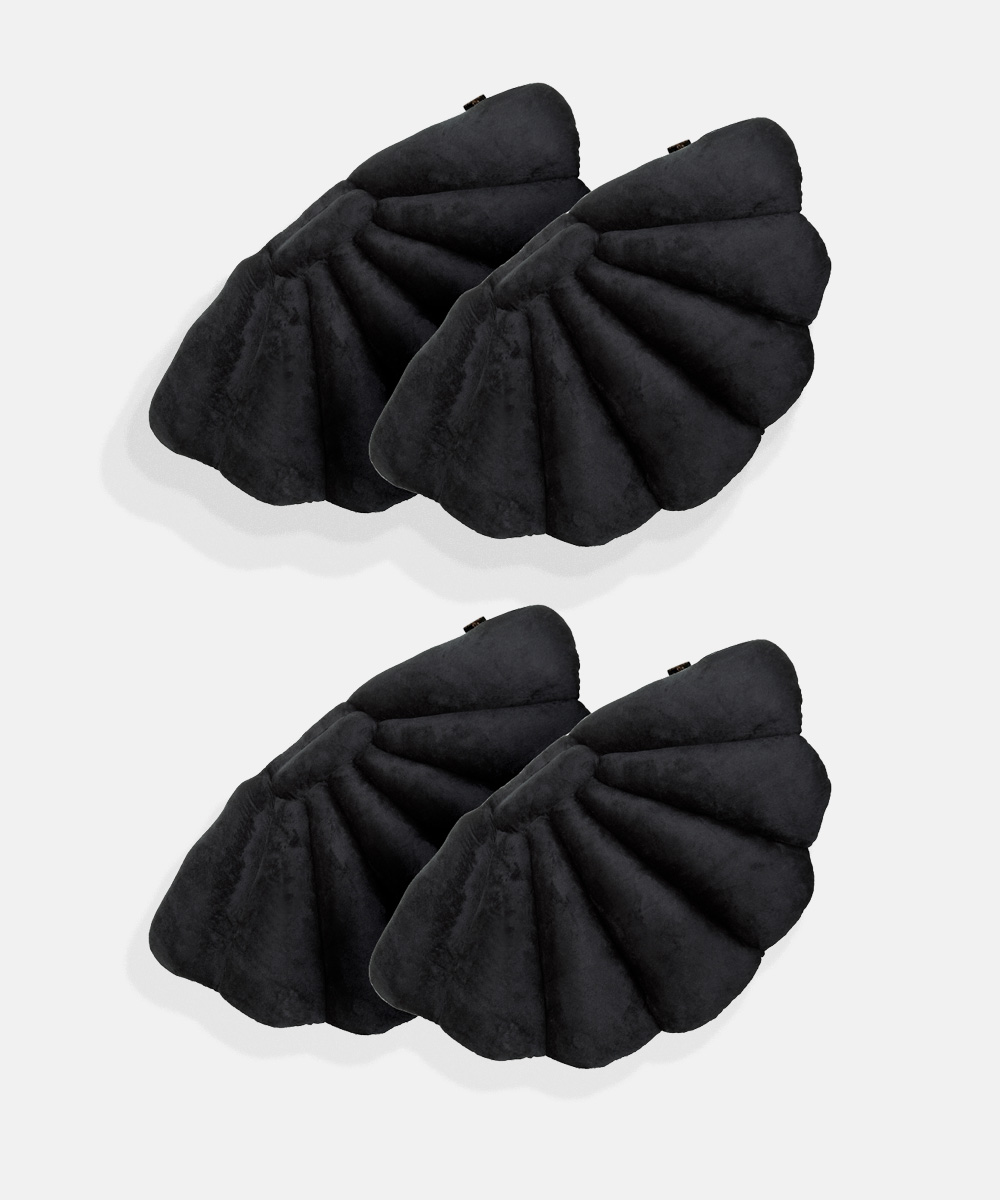 Shell-Cushion-Black-4-pack-1 Shell Cushion Black 4-pack-1