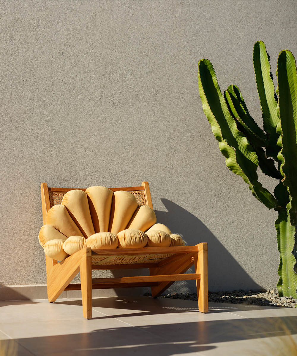 Shell-Cushion-Saffron-Yellow-4-pack-5 Shell Cushion Saffron Yellow 4-pack-5