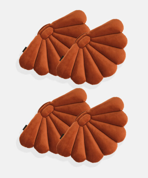 Shell Cushion Terracotta 4-pack-1